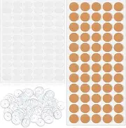 Jadive 360 Pcs Earring Stickers Earlobe Support Patches Bulk Earring Lifters and Backs for Heavy Earrings Studs Drop Pads Waterproof Lifting Stickers Split Earlobes Protectors Support
