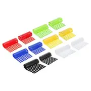 0.4" Self Adhesive Dots, 270 Pairs Sticky Hook Nylon Loop Dots, 6 Colors