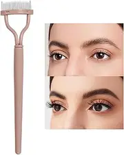 Eyelash Comb - Cosmetic Brushes Tool | Eyelash Definer Mascara Comb | Steel Tooth Eyebrow Comb | Mascara Applicator | Eye Lash Separator | Professional Eye Makeup Tools for Women