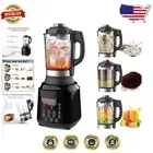 All-in-One Countertop Food Processor with 12-Hour Preset & 9 One-Touch Programs