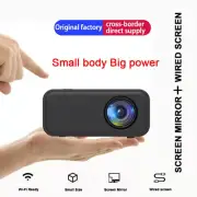 Projector LED Smart TV Portable Home Theater USB Wifi Wireless Sync Phone Game