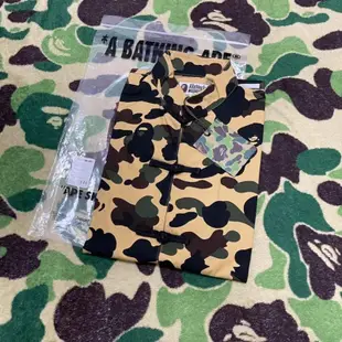 A bathing ape 正品 BAPE CAMO襯衫 短袖 周湯豪