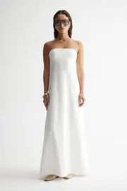 Petunia Dress White Size 4 | Elka Collective