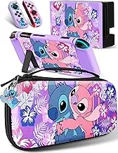 Xcitifun Carrying Case Compatible with Nintendo Switch Protective case - Purple Hug