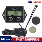 Electronic Hour Meter Resettable Tachometer Gauge for Outboard Motor Lawn Mower