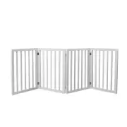 Pawz Wood Pet Gate Dog Fence Indoor Guard Safety Barrier Portable Security Door