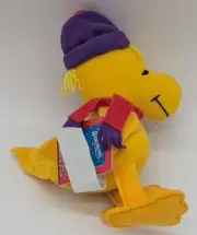 Woodstock Plush Whitman's Chocolates 7" Jingle Bells Peanuts Bird Stuffed Animal
