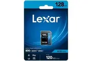 SD Card Lexar 128GB Professional High-Performance 800x SDXC UHS-I DSLR Cameras