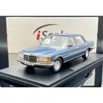 I-SCALE 1/18 MERCEDES-BENZ 450 SEL W116 BLUE MASH