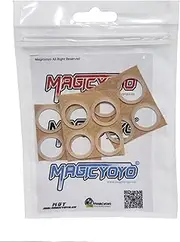 MAGICYOYO Yo-Yo Silicone Response Pads- Clear, Pack of 12 for MAGICYOYO K2 K3
