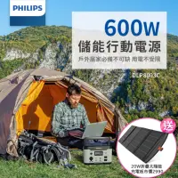 在飛比找momo購物網優惠-【Philips 飛利浦】600W 攜帶式儲能行動電源 DL