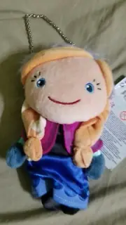 Disney Store Small Purse Anna Plush