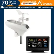 Wireless WiFi Professional Weather Station Solar Sensor LCD UV Light F-UVL