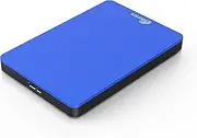Sonnics 500GB Blue External Portable Hard Drive USB 3.0 Super Fast Transfer Speed for use with Windows PC, Mac, Smart tv, Xbox ONE and PS4