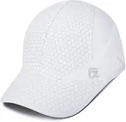 [GADIEMKENSD] GADIEMENSS Soft Brim Lightweight Running Cap Waterproof Breathable - White - 55-62cm