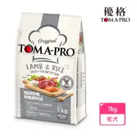 在飛比找momo購物網優惠-【TOMA-PRO 優格】高齡犬專用 高纖低脂配方 羊肉+米