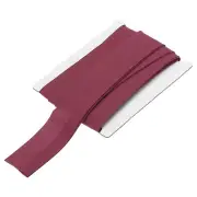 1 Inch Double Fold Bias Tape Cotton Bias Tape(Wine Red 6 Yards)