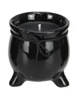 Cauldron Candle Ceramic 8cm "Black Opium"