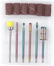 Totority 1Set Tungsten Alloy Nail Drill Bits Polishing Machine Nail Tool for Manicure Lightweight Grinding Heads for Home and Office Use Present for Nail Art Enthusiasts