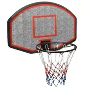 NNEVL Basketball Backboard Black 90x60x2 cm Polyethene