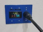 Crypto New Old Construction 3 Gang DROK Mining Power Meter Wall Face Plate L6 R