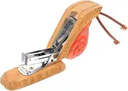 Angoily Cute Snail Wooden Stapler Mini Animal Stapler Portable Desk Accessory for Teachers and Office Use Whimsical Design for School and Home