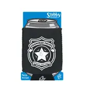 Grammer Police - Funny Novelty Stubby Holder With Base
