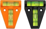 2Pcs Mini Spirit Level | Mini Caravan Leveller | Small Motorhome Spirit Level | Caravan Levelling Devices | T-Type Bubble Spirit Level for RVs, Tripods, Machines, Furniture, Trailers