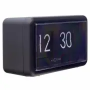 NEW NeXtime Small Flip Wall or Desk Clock, Black, 18cm