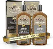 Tio Nacho Purifying Shampoo and Conditioner Set, Royal Jelly, Infused with Botanical Stem Cells for Intense Hair and Scalp Purification + Detoxifying Balance, 28 Fluid Ounces