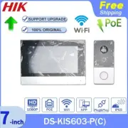 Hikvision IP Video Intercom DS-DS-KIS603-P(C) Doorbell Touch-Screen Monitor PoE