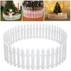 30 Pcs Miniature Garden Fence Picket Fence Christmas Fence Christmas Decoration