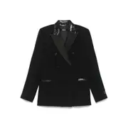 [Versace] Versace Sequin-embellished Blazer 40 IT BLACK
