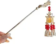 Red Tassel Lantern Hairpin Women's Ancient Style Hanfu High-end Headwear
