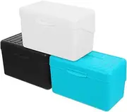 SHOWERORO Flashcard Holder Box Stylish Pp Plastic Storage for School Office Supplies