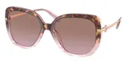 Coach HC8320 C6180 56505M Men's Sunglasses Pink Size 55