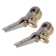 Labwork Lock On Tire Inflator Locking Air Chuck Air Hose Attachment 1/4" 2Pcs US