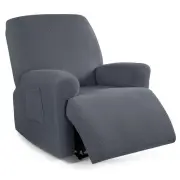 Recliner Cover 4-Pieces, Stretch Sofa Slipcover 1 Seater Couch Protector Soft...