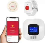 Smart Wifi Wireless SOS Pager, Call Button Call Watch, Panic Button, Emergency,
