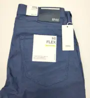 $205 New BRAX Casual Pant Men 31x34 Cobalt Blue HI-FLEX Chuck Modern DIAMOND 31