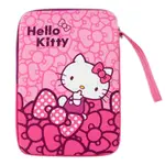 卡漫城 - HELLO KITTY 平板 電腦 保護袋 蝴蝶結 ㊣版 10吋11吋 小筆電 避震袋 彈膠型 防護袋