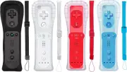 Set of 4 Classic Wii & Wii U Remote Controllers – Multi-Color Edition