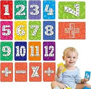 Math , Flash Cards Multiplication,Board Game Multiplication Table Data Cards | Multiple Posters Soft Math Game Fl Cards