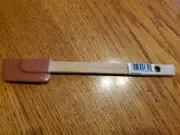 Bradshaw Int Inc Wooden Handled Silicone Spatula 9.75" Length 450° Heat Resistnt