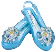 Cinderella Sparkle Girls Blue Shoes Deluxe Disney Princess Disguise