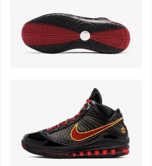 12全新 Nike LeBron 7 Fairfax Away PE　CU5646-001 LBJ17 黑紅