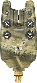 2 Water Adjustable Tone Volume Sensitivity Sound Alert Fishing Bite Alarm for Fishing Rod Camouflage One Size