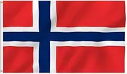 Premium Large Norwegian Flag Heavy Duty Outdoor Banner 90cm x 150cm Norway