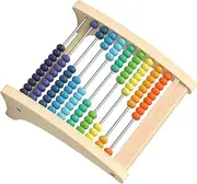 BCOATH Kids Tool Set Montessori Arithmetic Abacus Set Colorful Bead Math Learning Tool for Educational Calculation Rack for Addition and Subtraction Skills Development