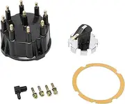 Distributor Cap Tune Up Kit - Fits MerCruiser GM V8 Engines with Thunderbolt IV, V HEI Ignition System - Replaces 187523, 805759Q3, 805759T3, 815407A2, 815407Q5 - Rotor, Cap, Gasket